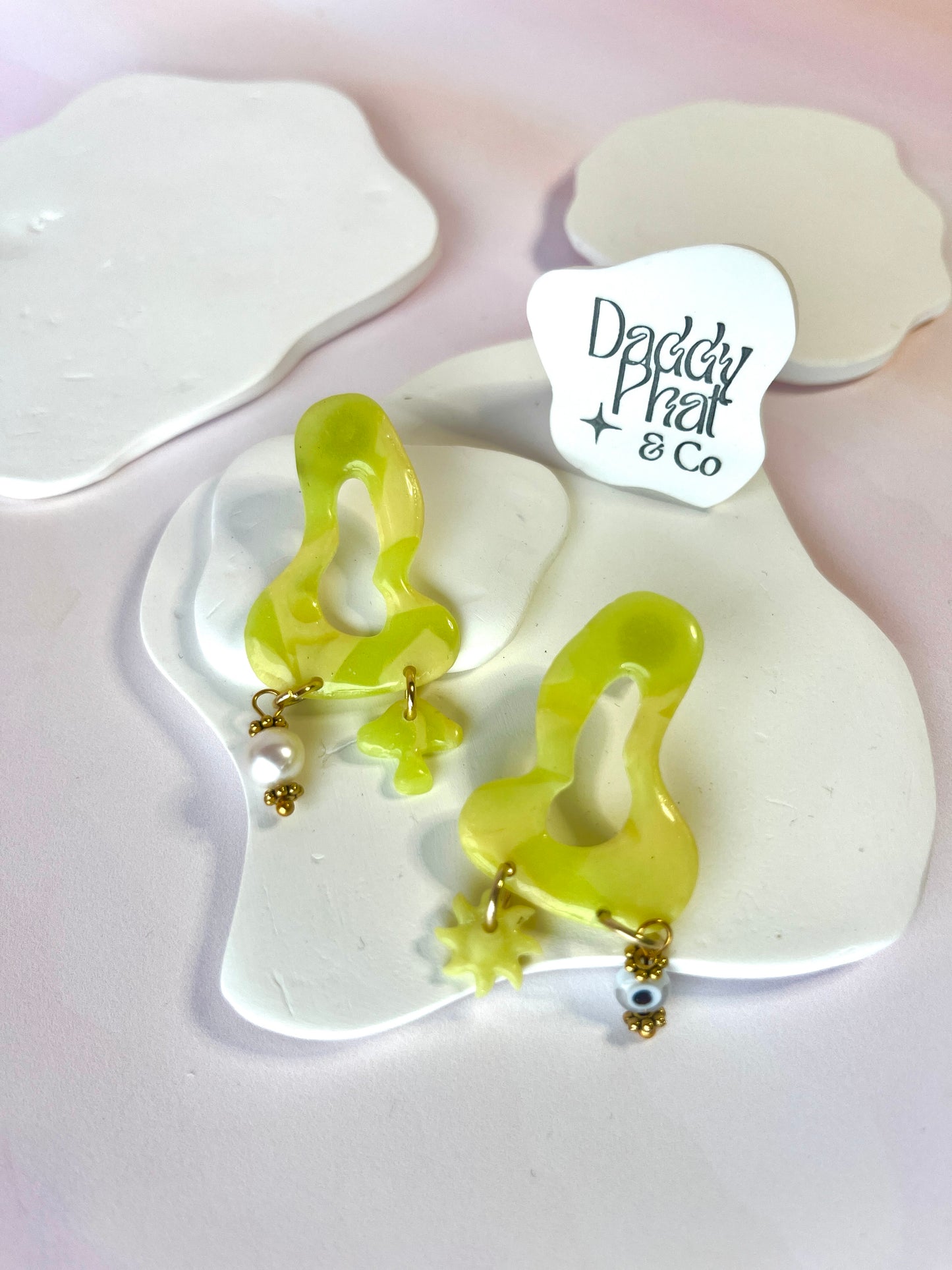 CHARLOTTE Charms | Chartreuse and Lemon