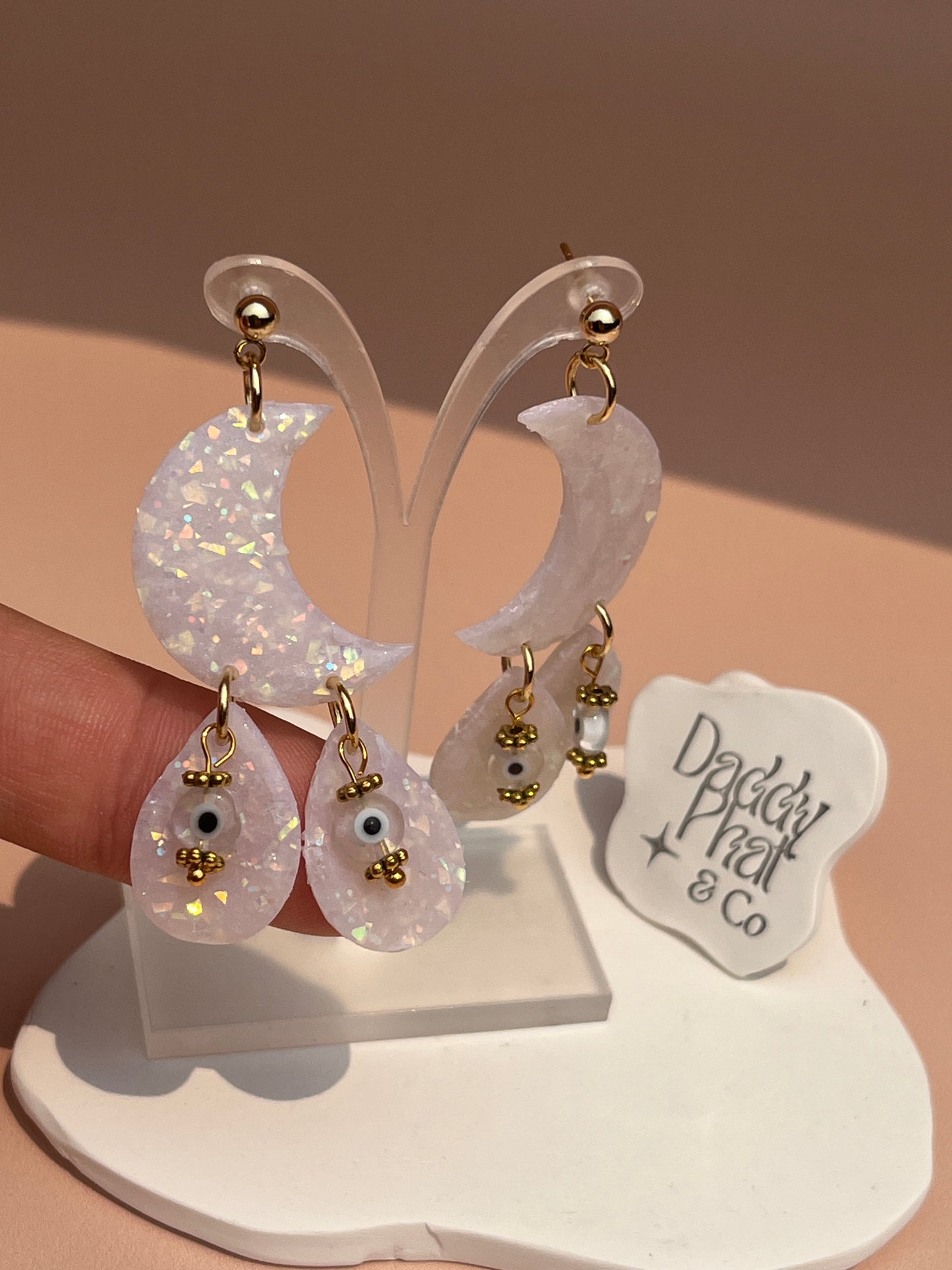 SOPHIE | Opal Moon Dangles